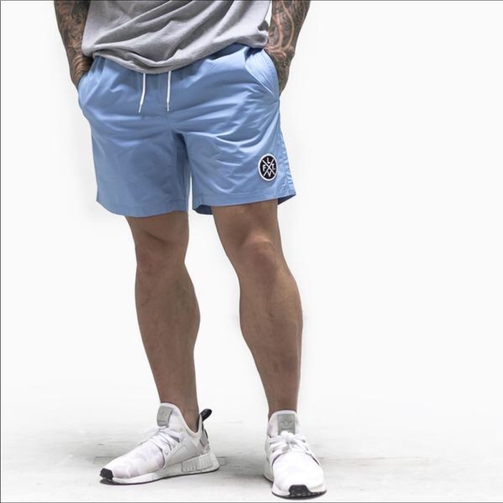 Live Fit Apparel Pacific Shorts Light Blue Size 36